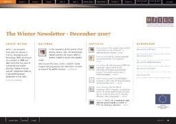 WiTEC newsletter [2007], Winter