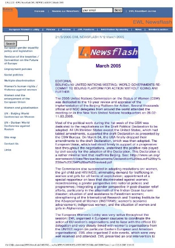 EWL newsflash [2005], 2 (March)