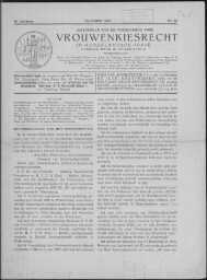Maandblad van de Vereeniging voor Vrouwenkiesrecht in Nederlandsch-Indië  1930, jrg 4, no 12 [1930]