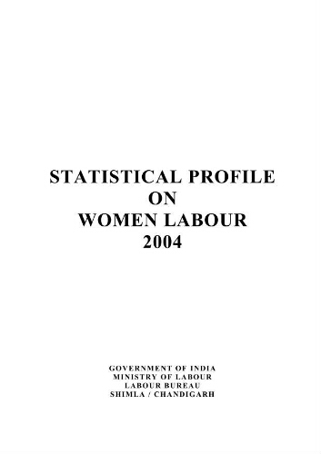Statistical profile on women labour 2004