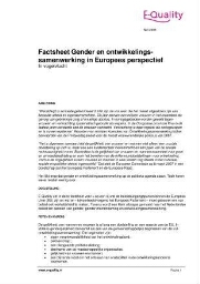 E-Quality factsheet [2008], mei 2