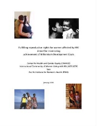 Fulfilling reproductive rights for women affected by HIV