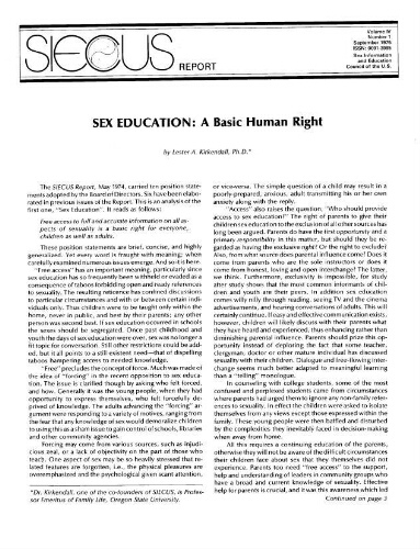 Siecus report [1975], 1 (Sept)