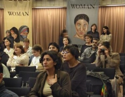Openingsreceptie Internationale Vrije VrouwenStichting. 2001