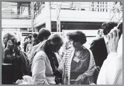 Gedelegeerden voor de VN-Vrouwenconferentie in Denemarken. 1980