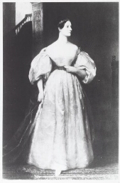 Portret van Ada Byron Lovelace ( 1815-1852), de eerste vrouwelijke computerprogrammeur. 183?