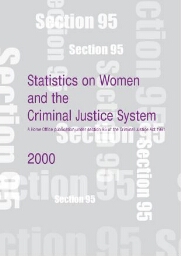 Statistics on women and the criminal justice system 2000