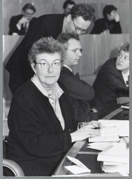 Annemarie Grewel in de Gemeenteraad van Amsterdam. 1993