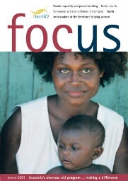Focus, the magazine of Australia's overseas aid program [2001], March