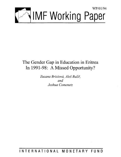 The gender gap in education in Eritrea in 1991-98