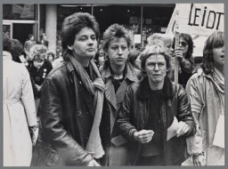Demonstratie tegen vrouwenmishandeling 1982