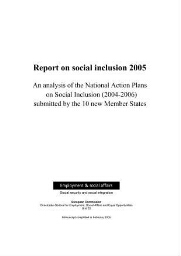 Report on social inclusion 2005