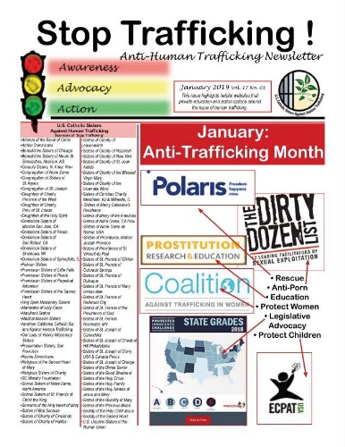 Stop trafficking! Anti-human trafficking newsletter [2019], 1 (January)