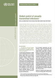 Global control of sexually transmitted infections