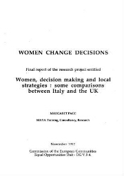Women change decisions