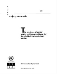 The challenge of gender equity and human rights on the treshold of the twenty-first century