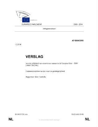 Verslag over de gelijkheid van vrouwen en mannen in de Europese Unie – 2009