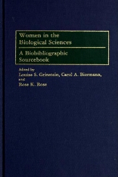 Women in the biological sciences