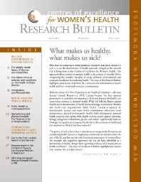 Research bulletin [2001], 2 (Fall)