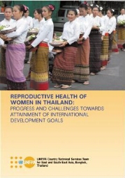 Reproductive health of women in Thailand