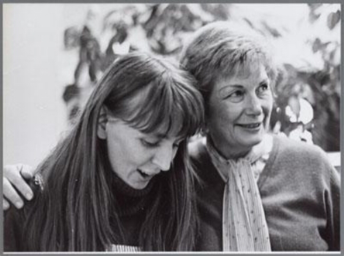 Portret van de Amerikaanse feministische schrijfster Lillian Rubin (rechts) 1982