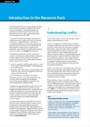 Conflict-sensitive approaches to development, humanitarian assistance and peacebuilding