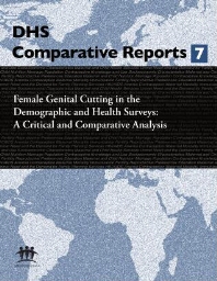 Female genital cutting in the demographic and health surveys