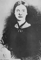 Reproductie van foto, portret van Emily Dickinson. 1890?