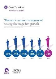 Women in senior management: setting the stage for growth