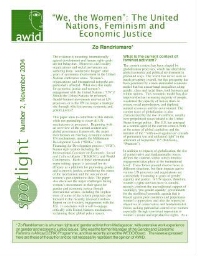 AWID spotlight [2004], 2 (Nov)