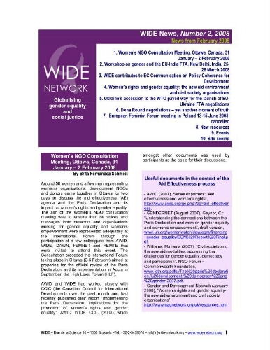 WIDE newsletter = WIDE news [2008], 2 (February)