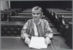 Ada Baas, sinds mei 1988 lid van de CDA-fractie in de Tweede Kamer 1988