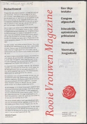 Rooie Vrouwen Magazine [1992], 7