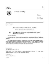 Resolution adopted by the general assembly