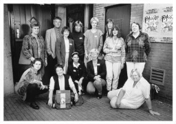 Vrouwelijke leden van de Bouw- en Houtbond. 1996