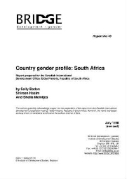 Country gender profile
