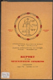 Report of the seventeenth congress, Colombo, august 17th - september 1st, 1955