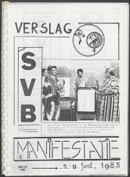 Verslag SVB manifestatie 3-9 juni, 1985