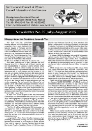 Newsletter International Council of Women [2005], 37 (July-Aug)
