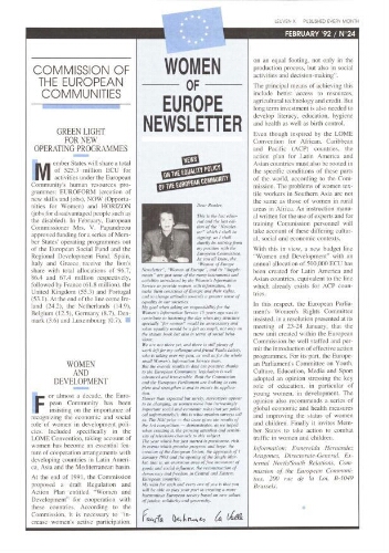Women of Europe Newsletter [1992], 24 (Feb)