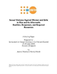 Sexual violence against women and girls in war and its aftermath