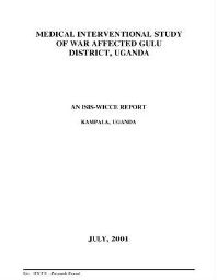 Medical interventional study of war affected Gulu district, Uganda