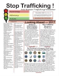 Stop trafficking! Anti-human trafficking newsletter [2016], 12 (December)