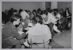 Een workshop tijdens het International Congress on Mental Health Care for Women, 19-22 december 1988. 1988