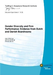 Gender diversity and firm performance