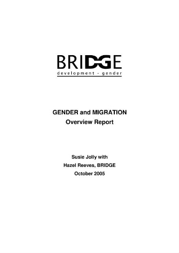 Gender and migration
