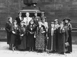 De Nederlandse delegatie tijdens het congres van de International Council of women. 1928