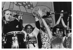 Bezoek van leden van de Dienstbodenbond uit Zuid-Afrika aan FNV Vrouwenbond 1988