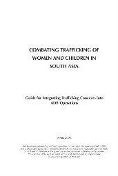 Combating trafficking of women and children in South Asia