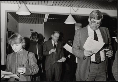 Nieuwjaarsreceptie van Rijks Post Spaarbank 1983